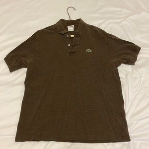 Men’s Lacoste Polo Brown Size 5